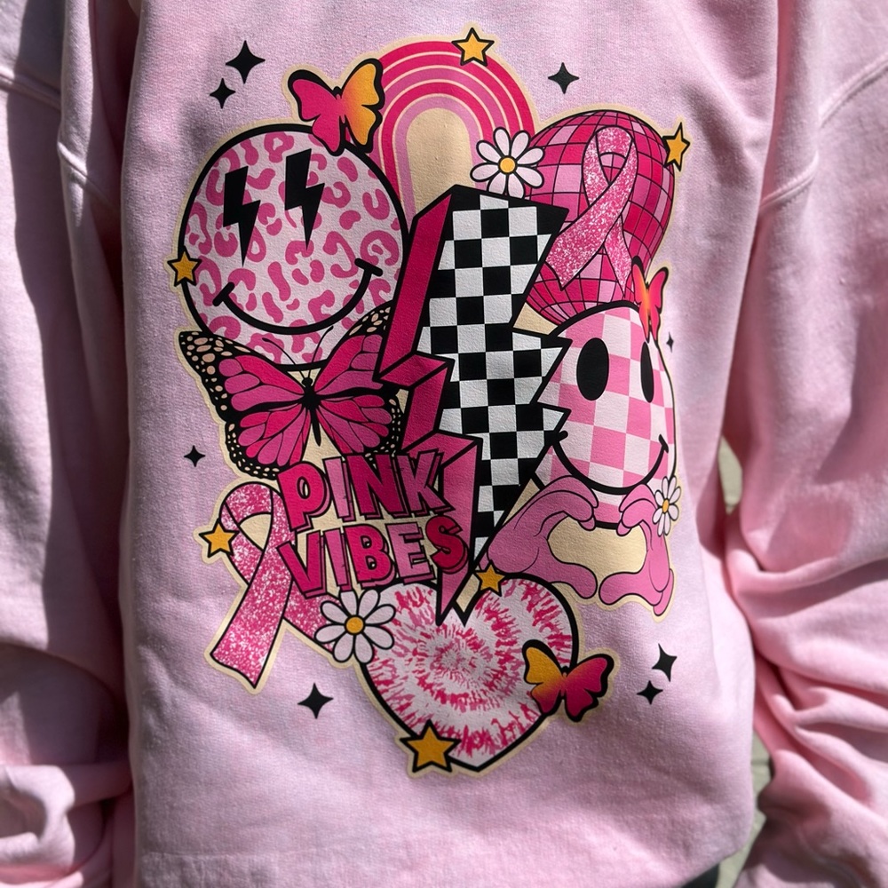 Pink Vibe Tie Dye Sweatshirt